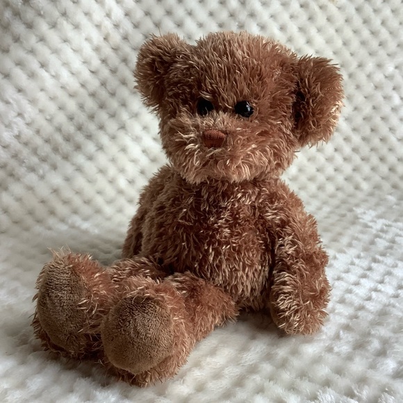 Sweet Brown Bear Plush Caramel Colour Stuffed Animal Toy - Picture 2 of 10